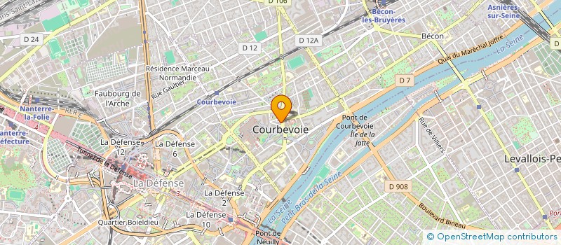 localisation de l'entreprise MONSIEUR OPINA ROCH à COURBEVOIE