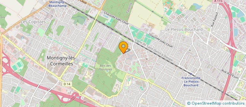 localisation de l'entreprise MONSIEUR OPPORTUN JURAY KOUKA  FRANCONVILLE