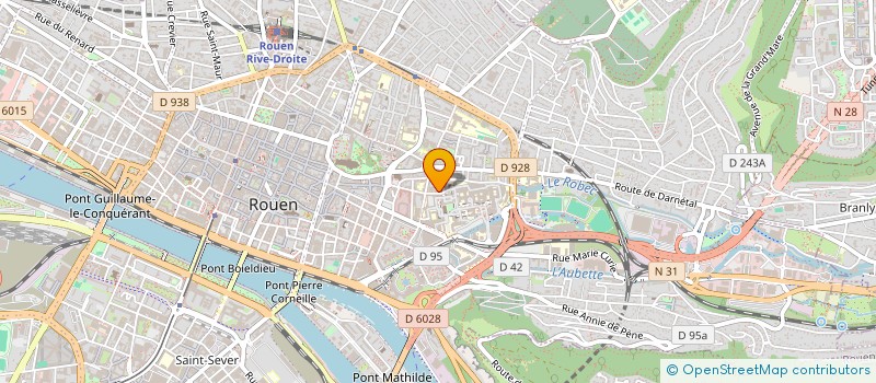 localisation de l'entreprise MONSIEUR OPU DAS  ROUEN