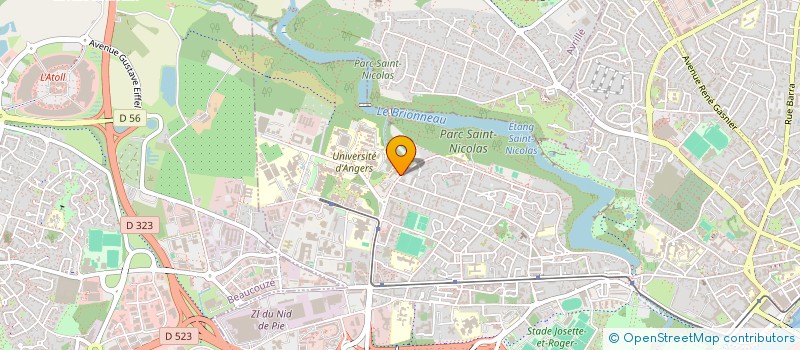 localisation de l'entreprise MONSIEUR ORANCE KITI SESSOU à ANGERS