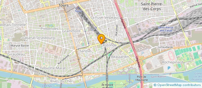 localisation de l'entreprise MONSIEUR ORCHIE AMAIKON  TOURS