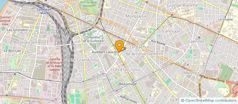 localisation de l'entreprise MONSIEUR OREST MALAJ  LYON