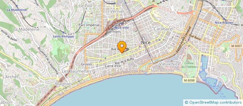 localisation de l'entreprise MONSIEUR ORESTE CIAUDO à NICE