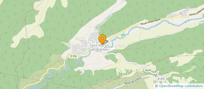 localisation de l'entreprise MONSIEUR ORESTE TONELLI  ESPARRON DE VERDON