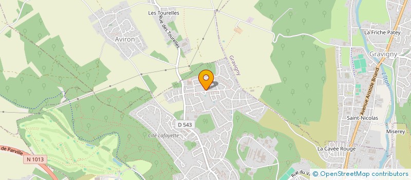 localisation de l'entreprise MONSIEUR ORFEO ROUSSEL  EVREUX