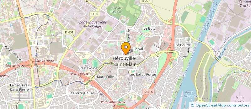 localisation de l'entreprise MONSIEUR ORGODOL MYAGMARDORJ  HEROUVILLE-SAINT-CLAIR