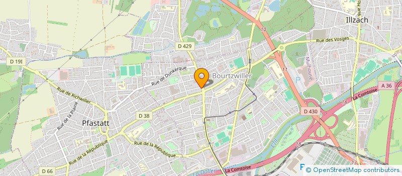 localisation de l'entreprise MONSIEUR ORHAN AZAKAR  MULHOUSE