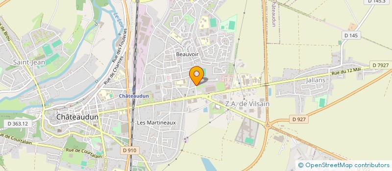 localisation de l'entreprise MONSIEUR ORHAN ERBAS à CHATEAUDUN