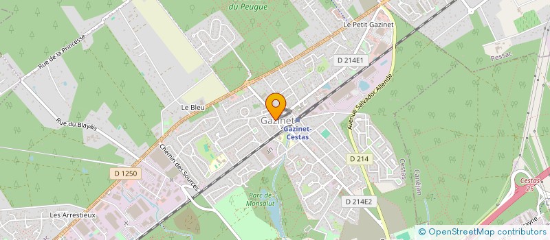 localisation de l'entreprise MONSIEUR ORHAN KANAK  CESTAS