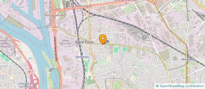 localisation de l'entreprise MONSIEUR ORHAN KARAKULLUKCU  SAINT-FONS