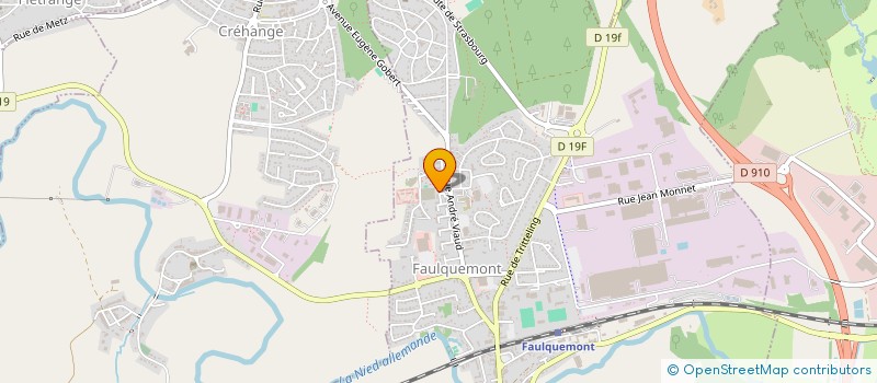 localisation de l'entreprise MONSIEUR ORHAN MENTESE  FAULQUEMONT