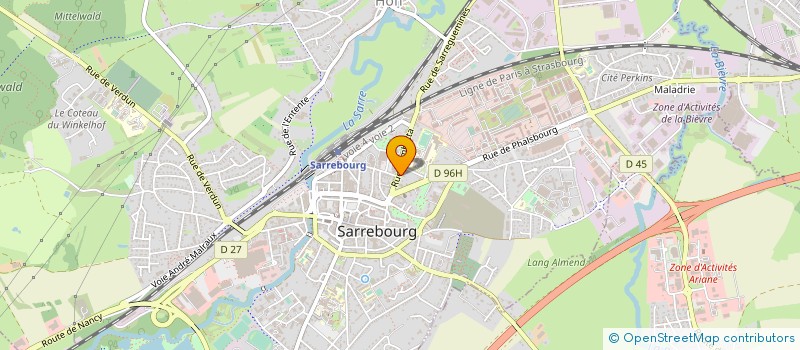 localisation de l'entreprise MONSIEUR ORHAN ONMAZ  SARREBOURG