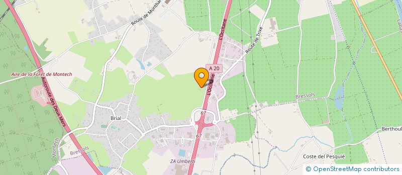 localisation de l'entreprise MONSIEUR ORHAN SELVI  BRESSOLS