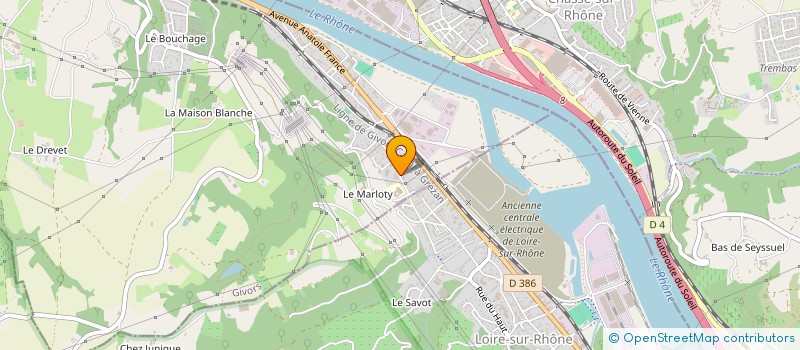 localisation de l'entreprise MONSIEUR ORHAN SENSOY  GIVORS