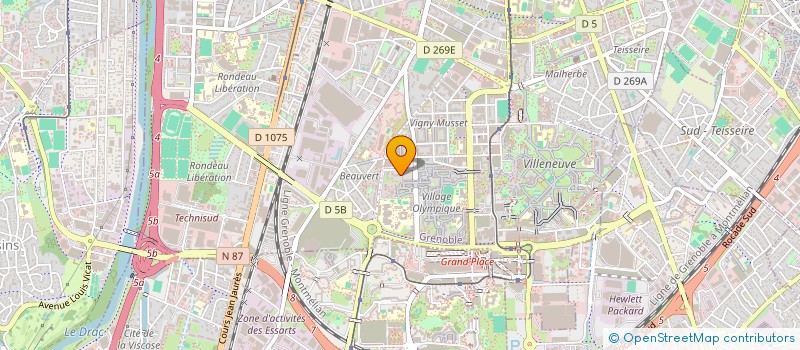 localisation de l'entreprise MONSIEUR ORHAN TAIROVSKI  GRENOBLE