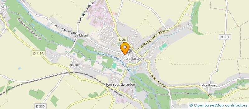 localisation de l'entreprise MONSIEUR ORHAN TASDELEN à GALLARDON