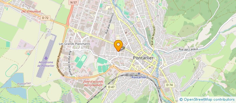 localisation de l'entreprise MONSIEUR ORHAN TEREKEME à PONTARLIER