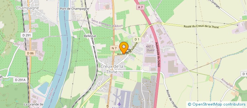 localisation de l'entreprise MONSIEUR ORHAN TUTOGLU  ALBON