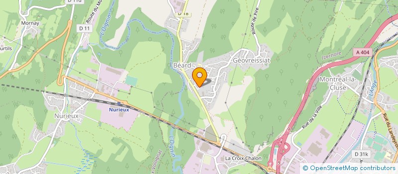 localisation de l'entreprise MONSIEUR ORHAN UZUN  BEARD-GEOVREISSIAT