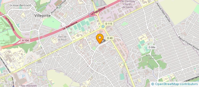 localisation de l'entreprise MONSIEUR ORHAN YILDIRIM à VILLEPINTE