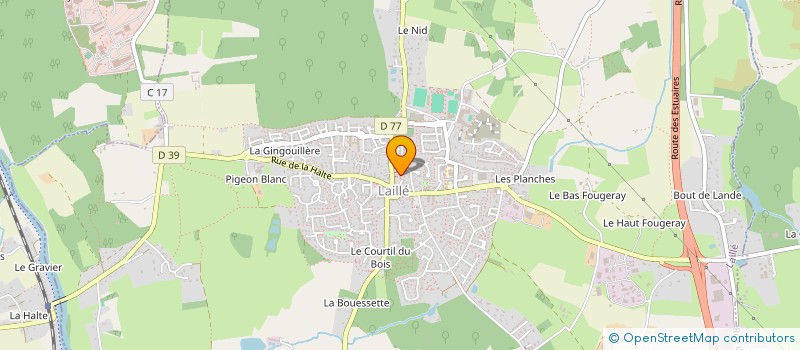 localisation de l'entreprise MONSIEUR ORION MORIN  LAILLE