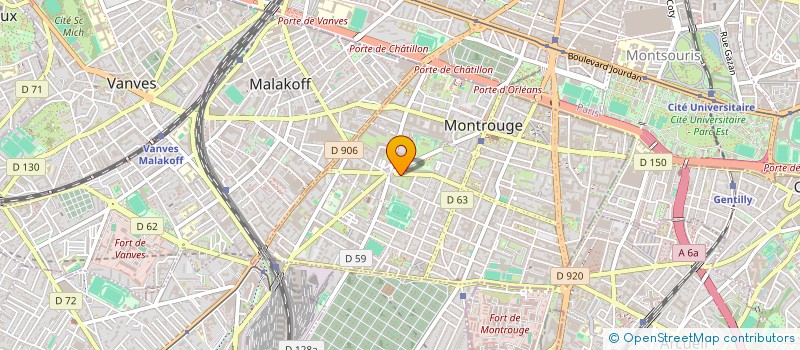 localisation de l'entreprise MONSIEUR ORIUS SERVILLE  MONTROUGE
