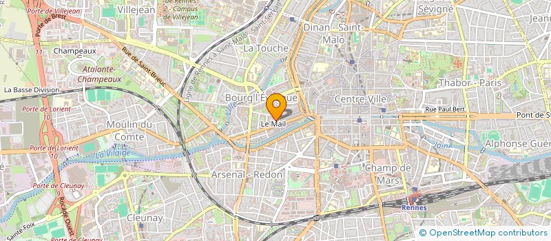 localisation de l'entreprise MONSIEUR ORLAND NDONG ASSOUMOU  RENNES