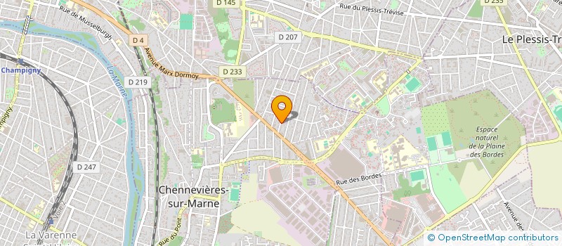 localisation de l'entreprise MONSIEUR ORLANDO ALVES FERNANDES  CHENNEVIERES-SUR-MARNE