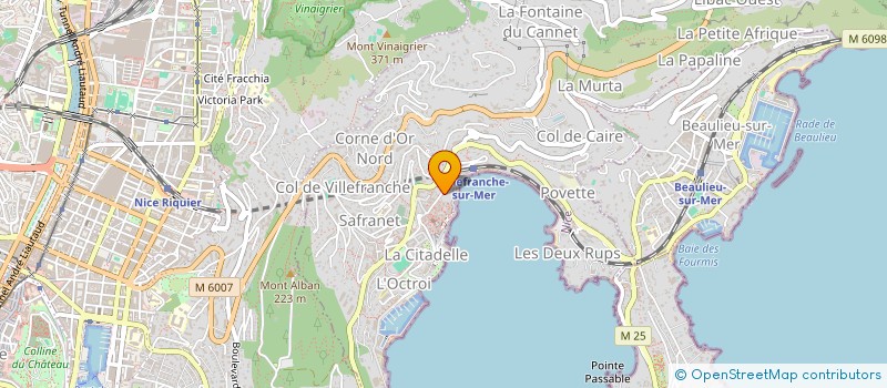 localisation de l'entreprise MONSIEUR ORLANDO BAILET à VILLEFRANCHE-SUR-MER