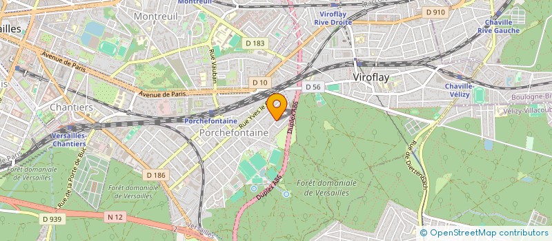 localisation de l'entreprise MONSIEUR ORLANDO BARROS MARTINS DA CUNHA à VERSAILLES