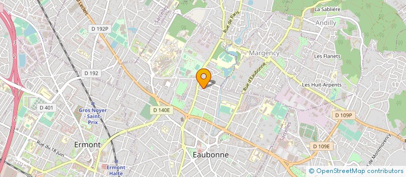 localisation de l'entreprise MONSIEUR ORLANDO CAMPOS DA SILVA à EAUBONNE
