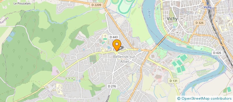 localisation de l'entreprise MONSIEUR ORLANDO CHAVES  BELLERIVE-SUR-ALLIER