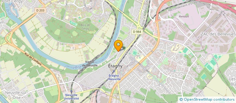 localisation de l'entreprise MONSIEUR ORLANDO DE AZEVEDO MENDES  ERAGNY