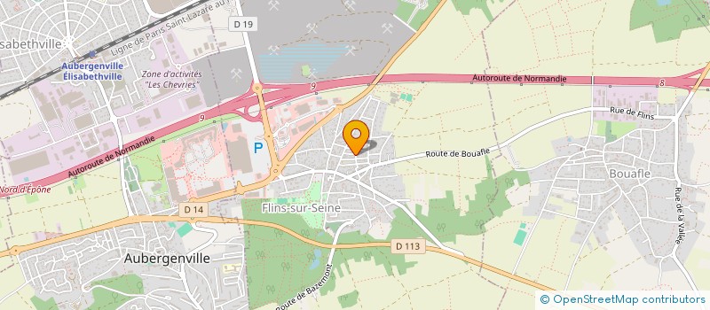 localisation de l'entreprise MONSIEUR ORLANDO FERREIRA ALVES à FLINS-SUR-SEINE
