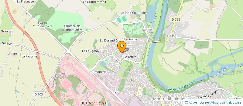 localisation de l'entreprise MONSIEUR ORLANDO LUVUMBO KIAKO à ANGERS