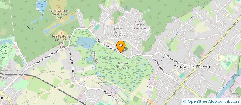 localisation de l'entreprise MONSIEUR ORLANDO PEREK  BRUAY-SUR-L'ESCAUT