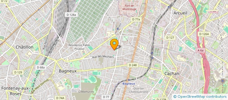 localisation de l'entreprise MONSIEUR ORLANDO SIMONIAN à BAGNEUX