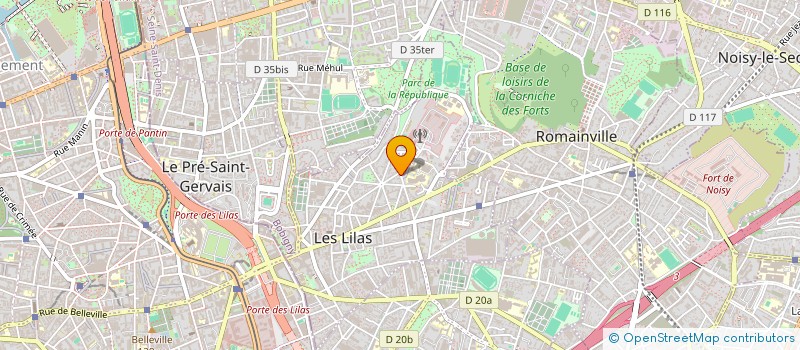 localisation de l'entreprise MONSIEUR ORLANDO SRNIC à LES LILAS