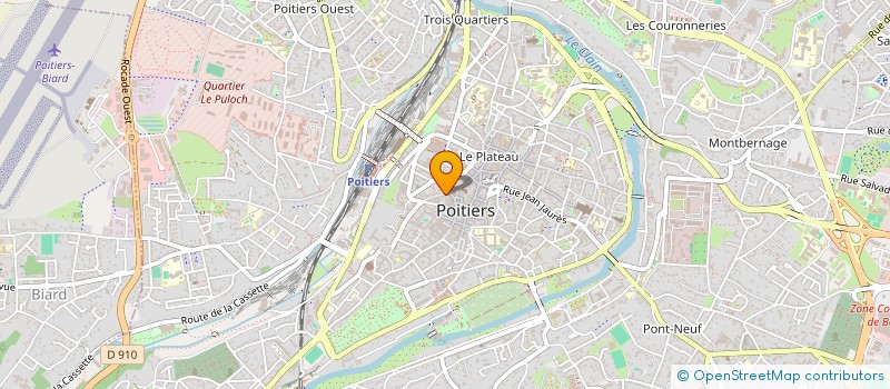 localisation de l'entreprise MONSIEUR ORLANDO VILLEGAS  POITIERS