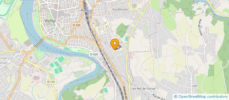 localisation de l'entreprise MONSIEUR ORLIN AVRAMOV à VICHY