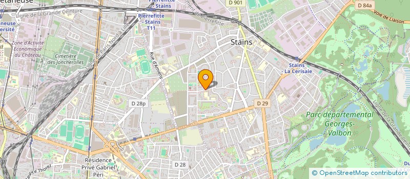 localisation de l'entreprise MONSIEUR ORPHE EZO NTOUTOUME à STAINS