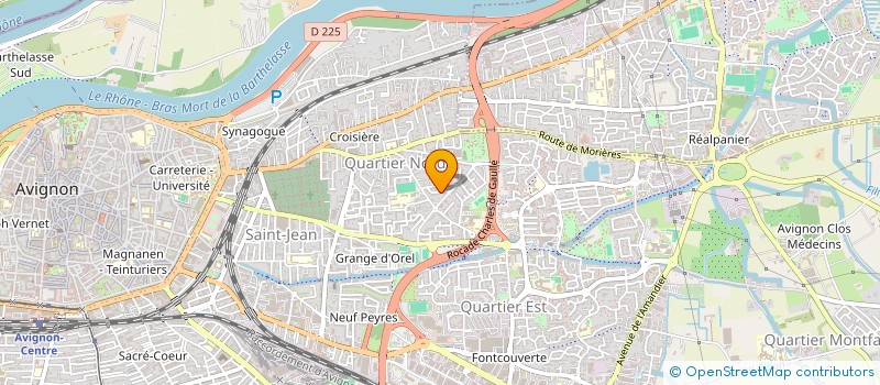 localisation de l'entreprise MONSIEUR ORPHEE LETEMBE NGONGA  AVIGNON