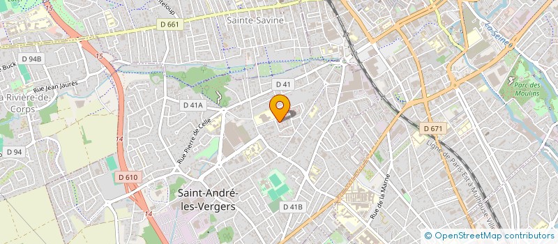 localisation de l'entreprise MONSIEUR ORPHEO GODDET  SAINT-ANDRE-LES-VERGERS