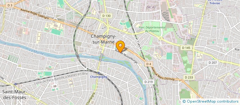 localisation de l'entreprise MONSIEUR ORSEL MUNZEMBA NGUNGA à CHAMPIGNY-SUR-MARNE