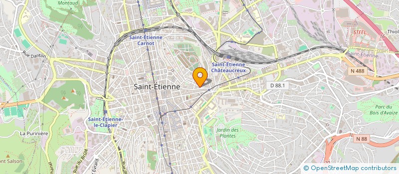 localisation de l'entreprise MONSIEUR ORSILI MALENGA  SAINT-ETIENNE