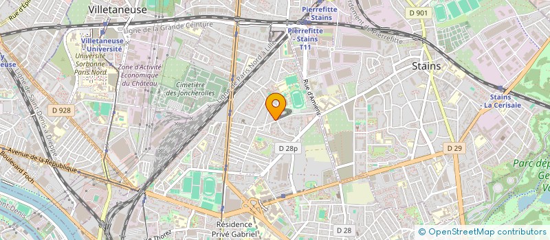 localisation de l'entreprise MONSIEUR ORSO GIOVACCHINI à PIERREFITTE-SUR-SEINE