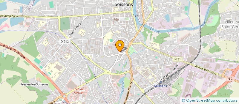 localisation de l'entreprise MONSIEUR ORSO SAMSON CAUSSE à SOISSONS