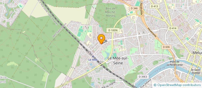 localisation de l'entreprise MONSIEUR ORTEGA KABAMBA  LE MEE-SUR-SEINE