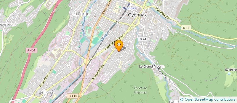 localisation de l'entreprise MONSIEUR ORUC ARISOY à OYONNAX