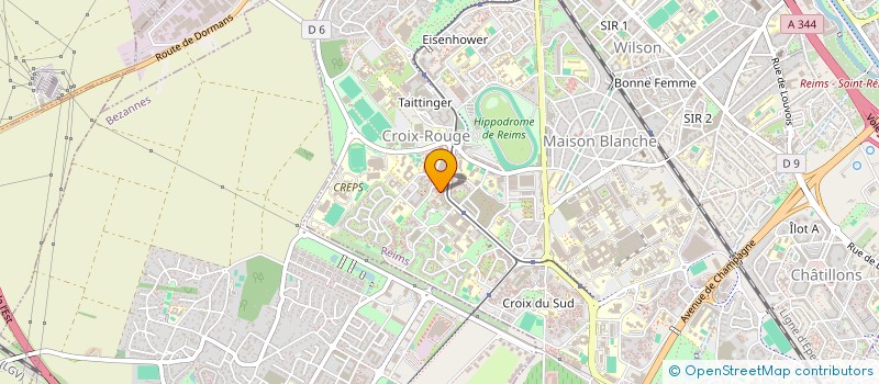 localisation de l'entreprise MONSIEUR OSAHON ANUOLUWAPO  REIMS